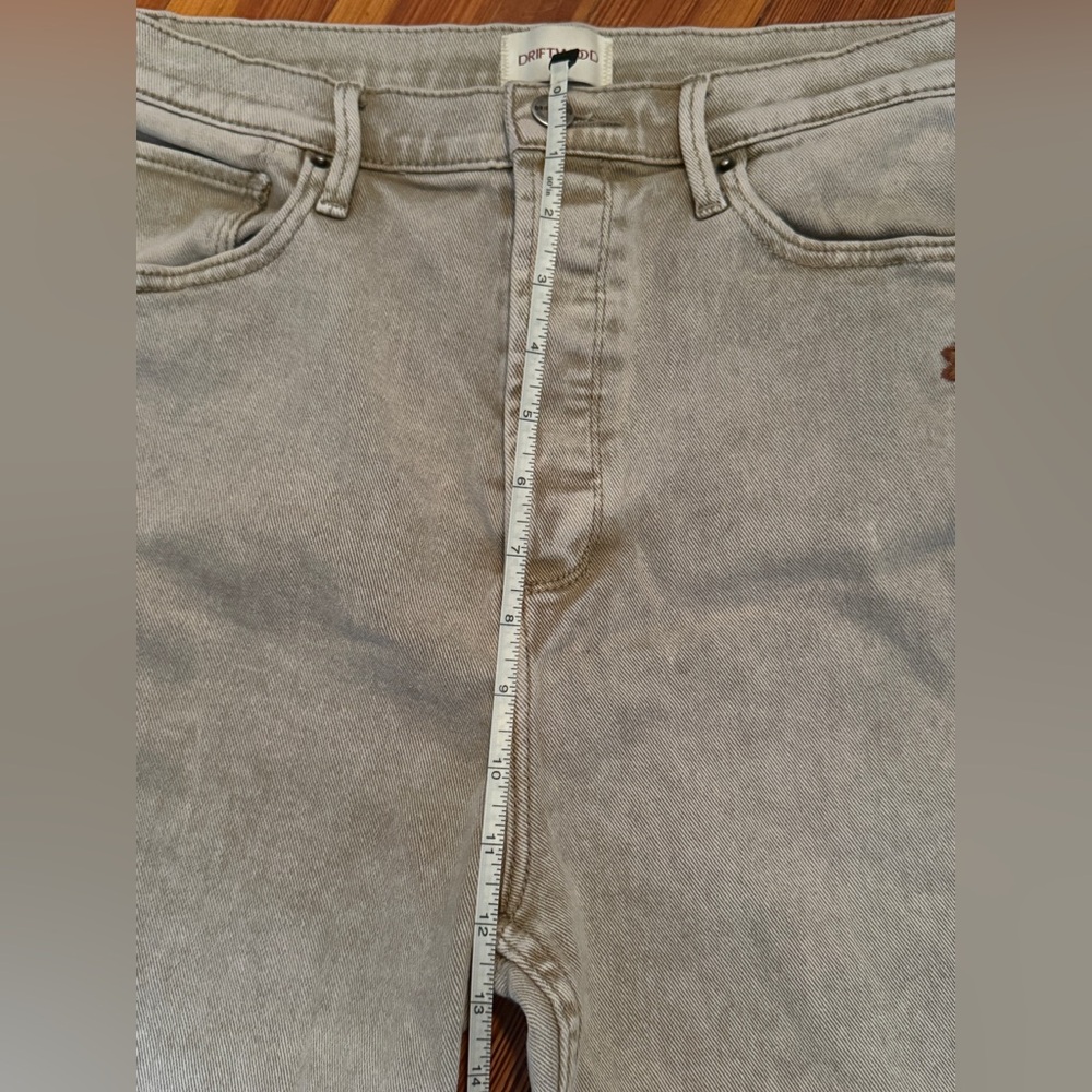 DRIFTWOOD (sold by FREE PEOPLE) Beige-ish embroidered jeans - Picture 9 of 11